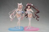 Nekopara statuette pvc 1/7 nekopara chocola & vanilla dream of eden ver. 23 cm