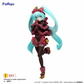 Hatsune miku statuette pvc exceed creative sweetsweets series noel raspberry ver. 21 cm
