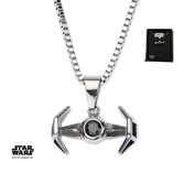 Star wars - stainless steel tie fighter pendant