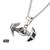 Star wars - stainless steel tie fighter pendant