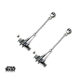 STAR WARS - Stainless Steel X-Wing Dangle Earrings