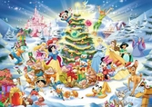 Disney puzzle le noël de disney (1000 pièces)