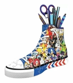 Sonic - the hedgehog puzzle 3d sneaker (108 pièces)