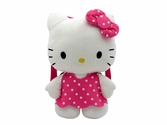 Hello kitty - rose - sac à dos peluche - 35cm