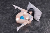 Original character statuette pvc 1/6 a girl from the future who came to collect semen dx ver. 14 cm