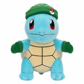 Pokémon peluche carapuce with green hat and mittens 20 cm