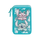 Lilo&stitch – trousse triple garnie – stitch et angel