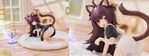 Original character statuette 1/7 cat ear maid peng peng 10 cm
