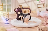 Original character statuette 1/7 cat ear maid peng peng 10 cm