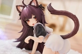 Original character statuette 1/7 cat ear maid peng peng 10 cm