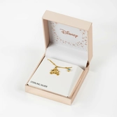 Cendrillon - carrosse - collier en argent sterling et plaqué or