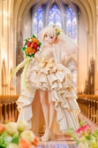 Lycoris recoil statuette pvc 1/7 chisato nishikigi wedding dress ver. 26 cm