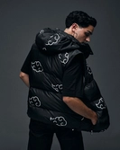 Naruto doudoune akatsuki blanc (m)