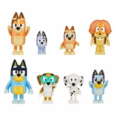 Bluey 8 pack figurines