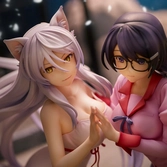 Nekomonogatari monogatari series statuettes pvc tsubasa hanekawa set (re-run) 19 cm