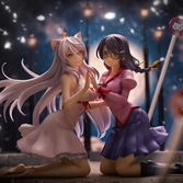 Nekomonogatari monogatari series statuettes pvc tsubasa hanekawa set (re-run) 19 cm