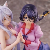 Nekomonogatari monogatari series statuettes pvc tsubasa hanekawa set (re-run) 19 cm