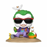 Batman 85th anniversary pop! deluxe vinyl figurine the joker (beach) 9 cm