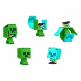 Minecraft figurine flippin creeper & creeper chargé