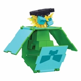 Minecraft figurine flippin creeper & creeper chargé