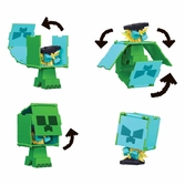 Minecraft figurine flippin creeper & creeper chargé