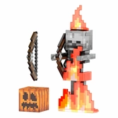 Minecraft figurine diamond level squelette 14 cm