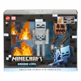 Minecraft figurine diamond level squelette 14 cm