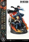 Fullmetal alchemist statuette concept masterline 1/6 roy mustang & riza hawkeye regular version 50 cm