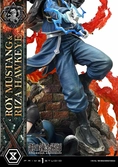 Fullmetal alchemist statuette concept masterline 1/6 roy mustang & riza hawkeye regular version 50 cm