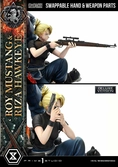 Fullmetal alchemist statuette concept masterline 1/6 roy mustang & riza hawkeye deluxe bonus version 50 cm