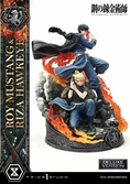 Fullmetal alchemist statuette concept masterline 1/6 roy mustang & riza hawkeye deluxe bonus version 50 cm