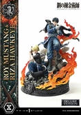 Fullmetal alchemist statuette concept masterline 1/6 roy mustang & riza hawkeye deluxe bonus version 50 cm