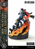 Fullmetal alchemist statuette concept masterline 1/6 roy mustang & riza hawkeye deluxe bonus version 50 cm
