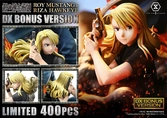 Fullmetal alchemist statuette concept masterline 1/6 roy mustang & riza hawkeye deluxe bonus version 50 cm