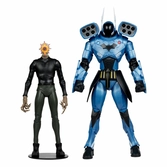 Dc multiverse pack de 2 figurines rookie & mr. bloom (batman: endgame) (gold label) (sdcc) 18 cm