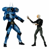 Dc multiverse pack de 2 figurines rookie & mr. bloom (batman: endgame) (gold label) (sdcc) 18 cm