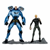 Dc multiverse pack de 2 figurines rookie & mr. bloom (batman: endgame) (gold label) (sdcc) 18 cm