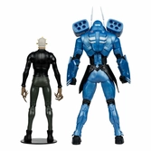 Dc multiverse pack de 2 figurines rookie & mr. bloom (batman: endgame) (gold label) (sdcc) 18 cm