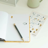 Snoopy - lazy days - notebook premium + stickers - format a5