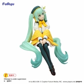 Hatsune miku statuette pvc noodle stopper flower fairy lily white ver. 14 cm