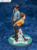 Détective conan f:nex statuette pvc 1/7 heiji hattori & kazuha toyama 26 cm