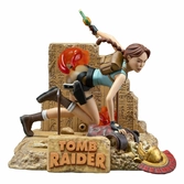 Tomb raider 1996 statuette pvc lara croft classic era 17 cm