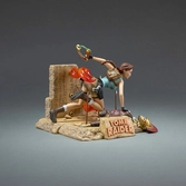 Tomb raider 1996 statuette pvc lara croft classic era 17 cm