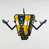 Borderlands t-shirt claptrap pixel art (s)