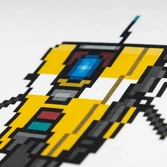 Borderlands t-shirt claptrap pixel art (s)