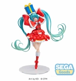 Hatsune miku series statuette luminasta pvc hatsune miku christmas 2024 19 cm