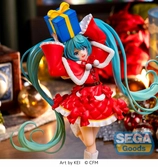 Hatsune miku series statuette luminasta pvc hatsune miku christmas 2024 19 cm