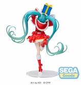 Hatsune miku series statuette luminasta pvc hatsune miku christmas 2024 19 cm