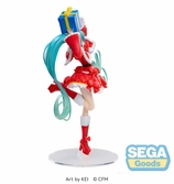 Hatsune miku series statuette luminasta pvc hatsune miku christmas 2024 19 cm
