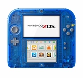 Console 2DS Transparente bleu + Pokémon Saphir Alpha - 2DS